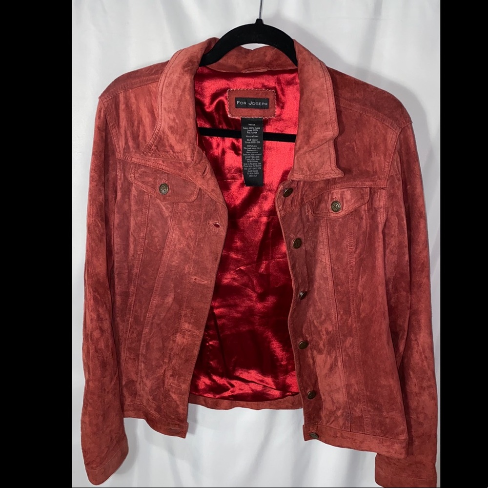 Genuine Suede Rust Jacket